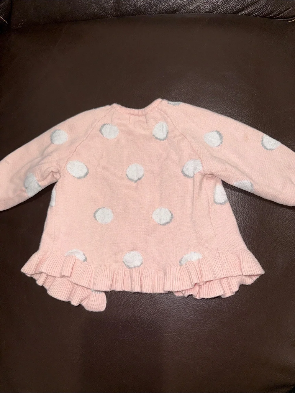 Mayoral 100% cotton two piece knit set baby girl 6/9 months